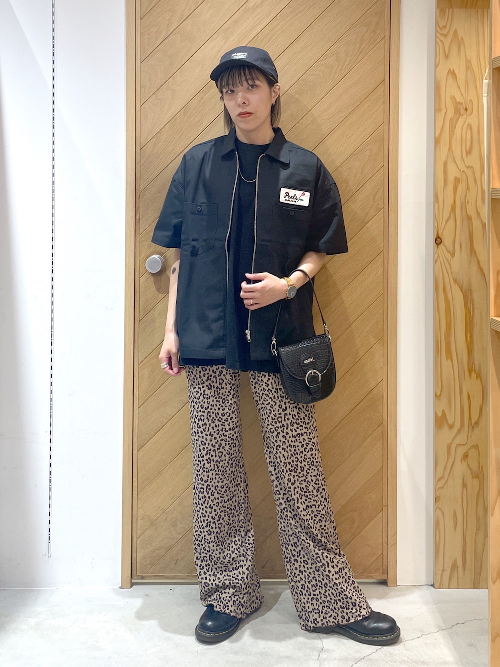 X-girl（エックスガール）の「X-girl × Peels ZIP UP SHIRT（シャツ