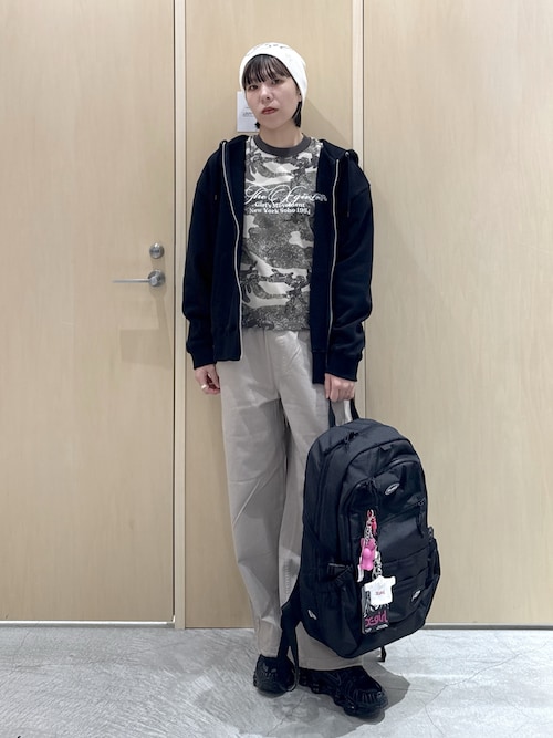 FACE LABEL LOOSE FIT EASY PANTS（その他パンツ）｜X-girl（エックス
