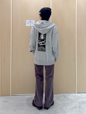 「X-girl（エックスガール）のアイテム」を使った、mikuさん（レディース・163cm）の秋コーディネート