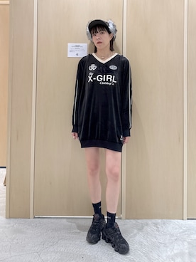 「オールブラックコーデ」｜mikuさん（レディース・163cm）の秋コーディネート