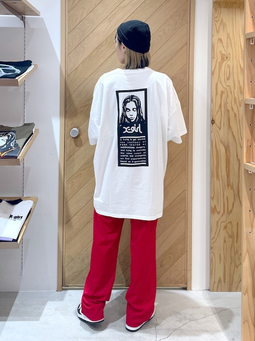 WORDS FACE S/S BIG TEE DRESS（ワンピース）｜X-girl（エックス