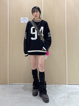 「カモ柄」｜mikuさん（レディース・163cm）の秋コーディネート