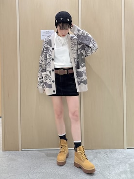 「X-girl（エックスガール）のアイテム」を使った、mikuさん（レディース・163cm）の秋コーディネート