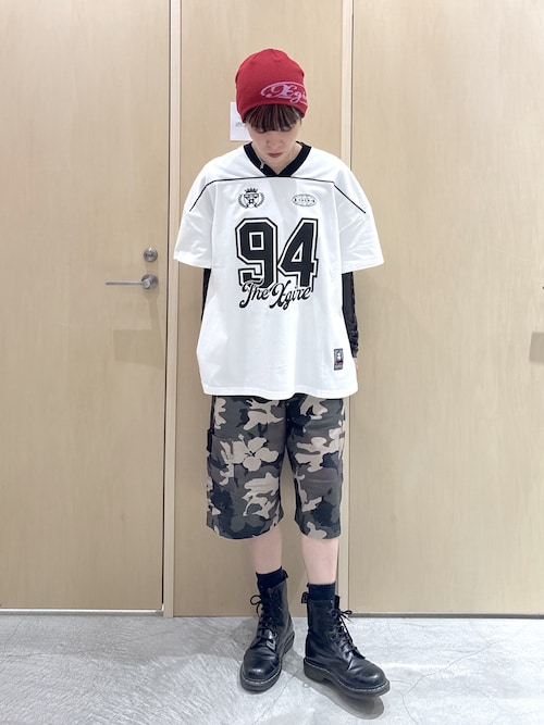 FACE LABEL NUMBER BIG TEE DRESS（ワンピース）｜X-girl（エックス