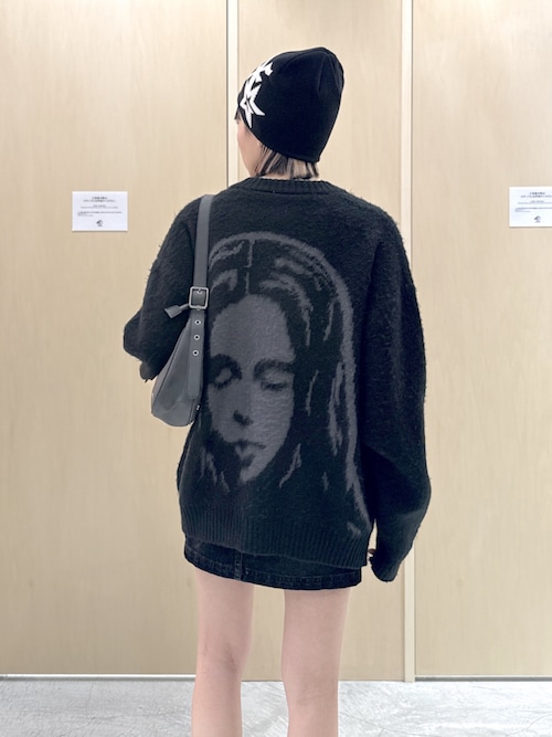 PXG カーディガン FACE JACQUARD KNIT CARDIGAN（カーディガン/ボレロ）｜X-girl