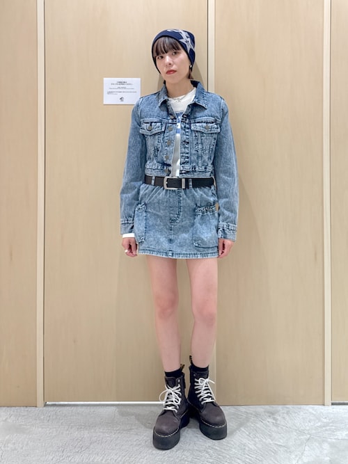 STUFFED BEAR L/S BABY TEE（Tシャツ/カットソー）｜X-girl（エックス