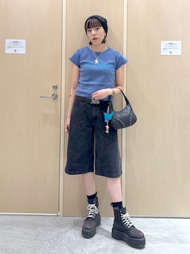 「アイテム（財布/小物）」を使った、mikuさん（レディース・163cm）の夏コーディネート
