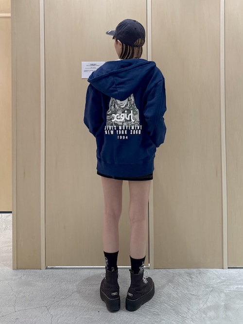 セール】EMBROIDERED LOGO FADED 6PANEL CAP（キャップ）｜X-girl