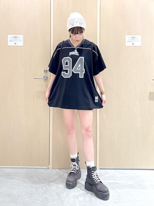 NUMBERING S/S BIG TEE DRESS（ワンピース）｜X-girl（エックス