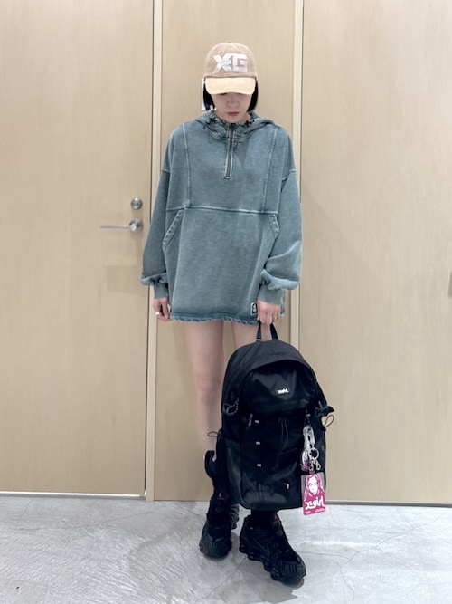 MILLS LOGO RUBBER PATCH BUNGEE CORD BACKPACK 【36L/大容量/A4サイズ