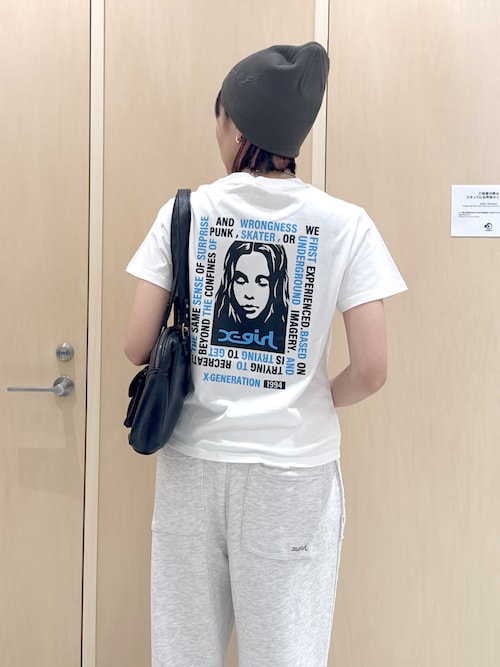 MESSAGE BOX FRAMED FACE S/S TEE（Tシャツ/カットソー）｜X