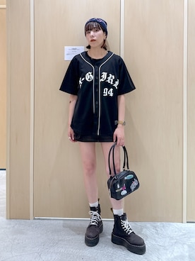 X-girl（エックスガール）の「X-girl × EVANGELION OPEN COLLAR