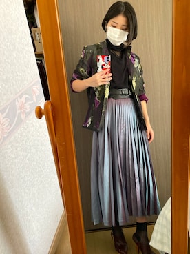 「LA BELLE ETUDE（ラベルエチュード）のアイテム（Tシャツ/カットソー）」を使った、茨城の女さん（レディース・153cm）の春コーディネート