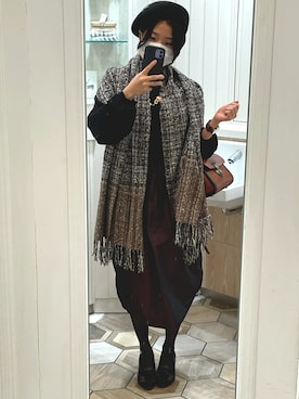 「LAZY SUSAN（レイジースーザン）のアイテム」を使った、茨城の女さん（レディース・153cm）の秋コーディネート