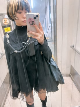 「アイテム（キーケース/キーアクセサリー）」を使った、nya1210mさん（レディース・153cm）の秋コーディネート