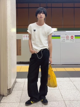 「JOURNAL STANDARD（ジャーナルスタンダード）のアイテム」を使った、murarikuさん（メンズ・174cm）の夏コーディネート