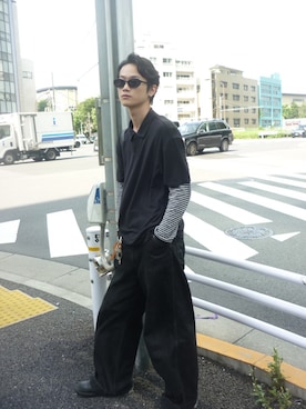 「アイテム（ブーツ）」を使った、murarikuさん（メンズ・174cm）の夏コーディネート