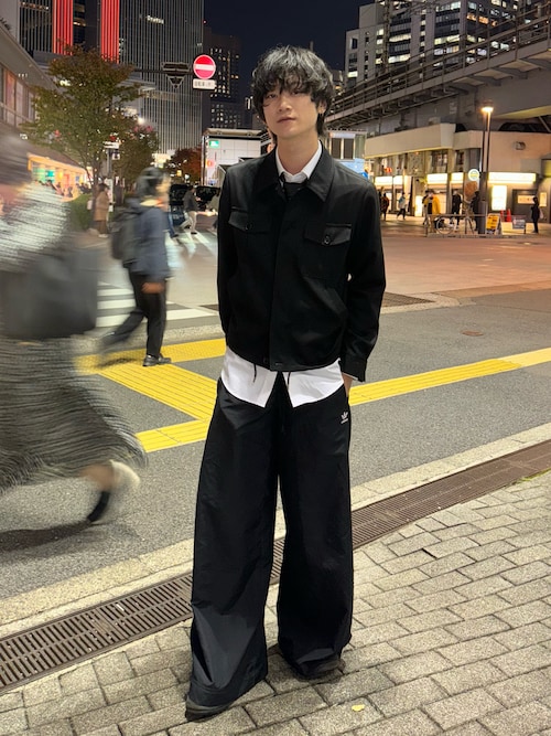 adidas ファイヤーバード オーバーサイズド トラックパンツ ナイロン adidas パンツ ファイヤーバード オーバーサイズド トラック