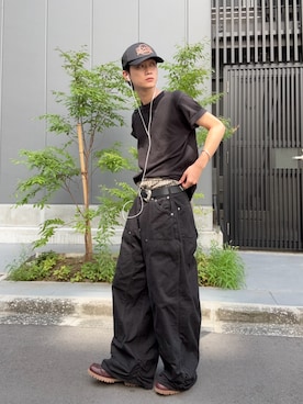 「アイテム（トップス）」を使った、murarikuさん（メンズ・174cm）の夏コーディネート