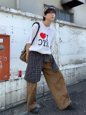 「JOURNAL STANDARD（ジャーナルスタンダード）のアイテム」を使った、murarikuさん（メンズ・174cm）の夏コーディネート