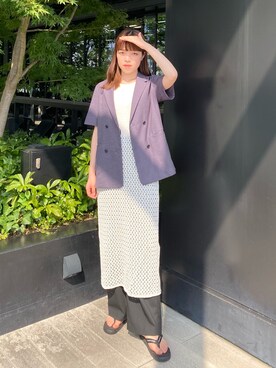 Akane lrlife0628さん（レディース・166cm）の夏コーディネート