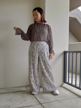 「夢展望（ユメテンボウ）のアイテム（パンツ）」を使った、ゆうなさん（レディース・152cm）の夏コーディネート