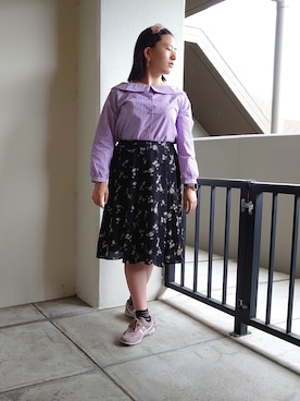「メチャカリ」｜ゆうなさん（レディース・152cm）の春コーディネート