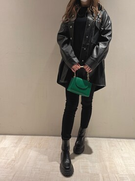 「COLONY 2139（コロニートゥーワンスリーナイン）のアイテム（その他アウター）」を使った、aika9817さん（レディース・157cm）の秋コーディネート