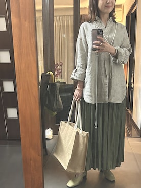 「marjour（マージュール）のアイテム」を使った、２⭐️（4:50起床21:50就寝）さん（レディース・155cm）の春コーディネート