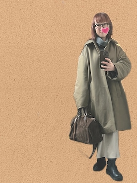 「アイテム（その他トップス）」を使った、２⭐️（4:50起床21:50就寝）さん（レディース・155cm）の冬コーディネート