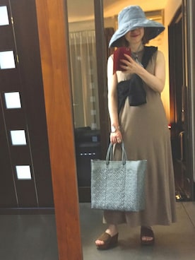 「URBAN RESEARCH ROSSO WOMEN（アーバンリサーチ　ロッソ）のアイテム（サンダル）」を使った、２⭐️（👀不調しばらく👓）さん（レディース・155cm）の夏コーディネート