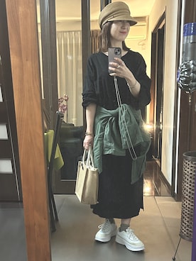 「fifth（フィフス）のアイテム（帽子）」を使った、２⭐️（4:50起床21:50就寝）さん（レディース・155cm）の春コーディネート