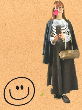 「アイテム（チャーム）」を使った、２⭐️（4:50起床21:50就寝）さん（レディース・155cm）の秋コーディネート