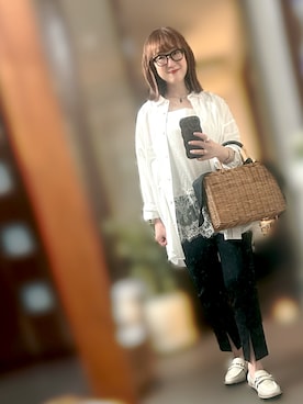 「アイテム（チャーム）」を使った、２⭐️（4:50起床21:50就寝）さん（レディース・155cm）の春コーディネート