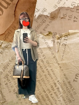 「アイテム（チャーム）」を使った、２⭐️（4:50起床21:50就寝）さん（レディース・155cm）の秋コーディネート