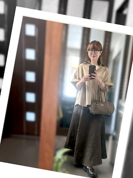 「アイテム（ボストンバッグ）」を使った、２⭐️（4:50起床21:50就寝）さん（レディース・155cm）の秋コーディネート