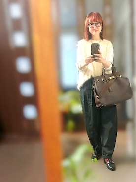 「marjour（マージュール）のアイテム」を使った、２⭐️（4:50起床21:50就寝）さん（レディース・155cm）の秋コーディネート