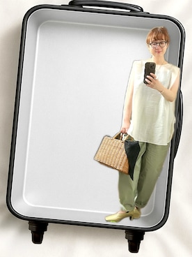 「アイテム（シャツ/ブラウス）」を使った、２⭐️（👀不調しばらく👓）さん（レディース・155cm）の夏コーディネート