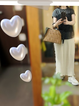 「着回しコーデ」｜２⭐️（👀不調しばらく👓）さん（レディース・155cm）の夏コーディネート