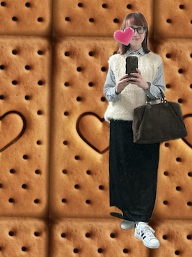 「アイテム（イヤーカフ）」を使った、２⭐️（4:50起床21:50就寝）さん（レディース・155cm）の秋コーディネート