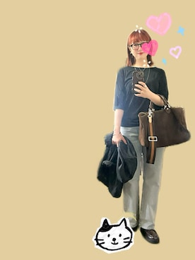 「BABYLONE（バビロン）のアイテム」を使った、２⭐️（4:50起床21:50就寝）さん（レディース・155cm）の秋コーディネート