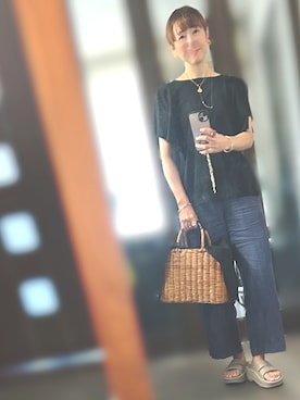 「いつもありがとうございます」｜２⭐️（👀不調しばらく👓）さん（レディース・155cm）の秋コーディネート