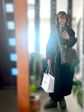 「無印良品（ムジルシリョウヒン）のアイテム」を使った、２⭐️（4:50起床21:50就寝）さん（レディース・155cm）の冬コーディネート