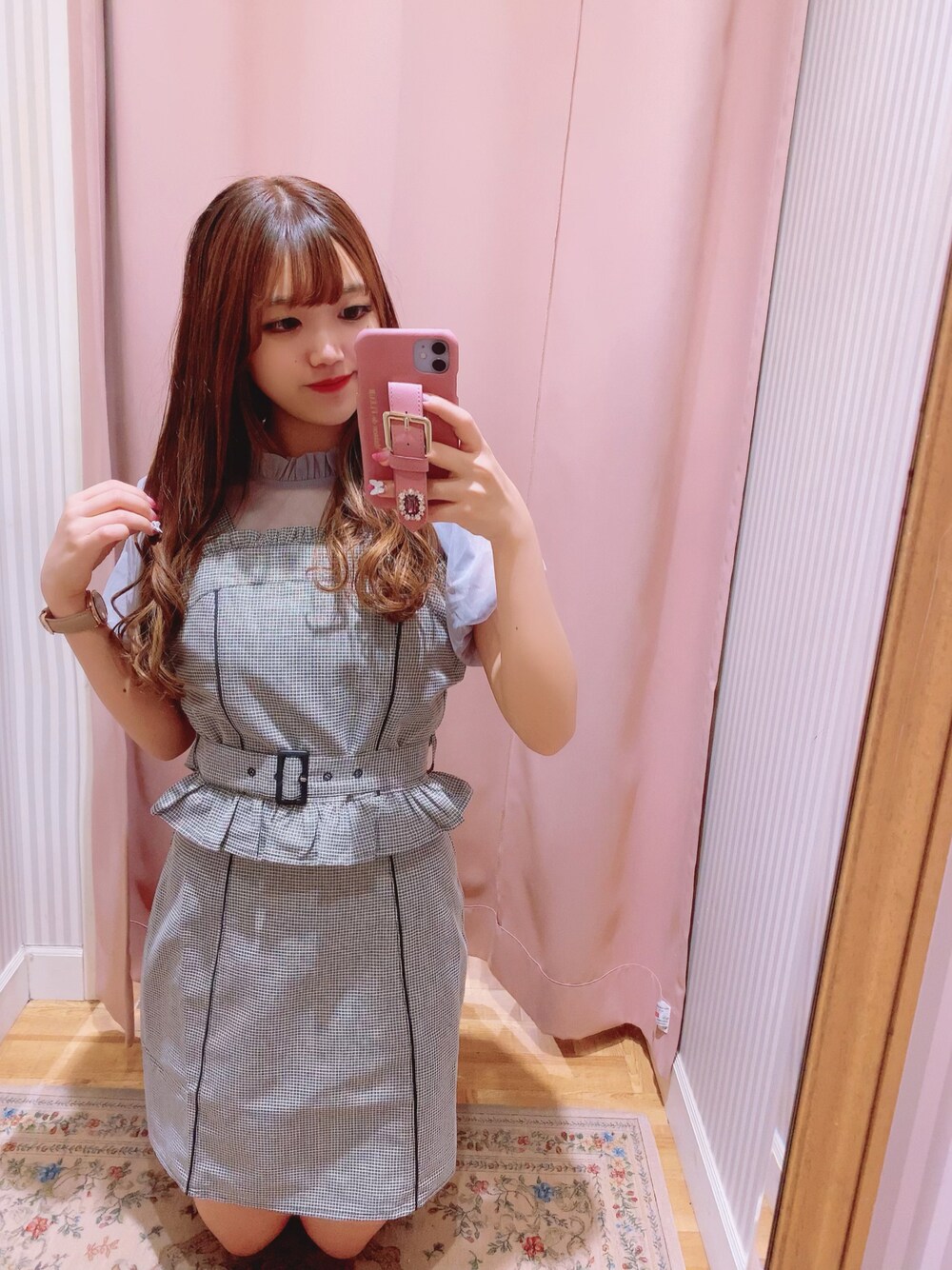 TITTY&CO.（ティティーアンドコー）の「ラメギンガムチェック