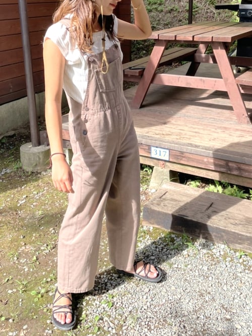 相互 Guのオールインワン サロペットを使ったコーディネート Wear