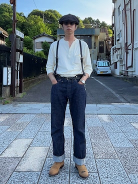 「RED WING（レッドウィング）のアイテム」を使った、もりんぷさん（メンズ・175cm）の春コーディネート