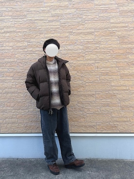 「BAYFLOW（ベイフロー）のアイテム」を使った、しょしょしょさん（メンズ・168cm）の冬コーディネート