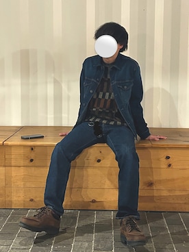 しょしょしょさん（メンズ・168cm）の冬コーディネート