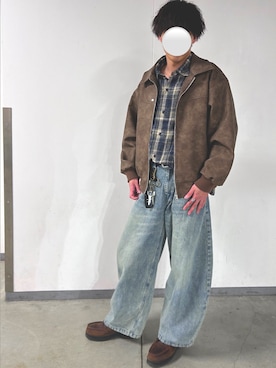 「VELNUS（ベルナス）のアイテム」を使った、しょしょしょさん（メンズ・168cm）の冬コーディネート