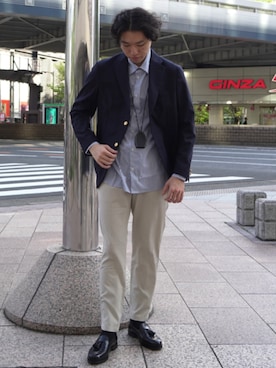 「ABAHOUSE（アバハウス）のアイテム」を使った、HIROKIさん（メンズ・176cm）の春コーディネート